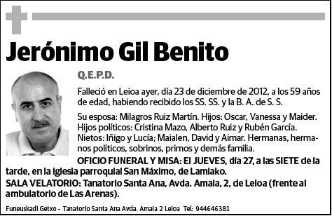 GIL BENITO,JERONIMO