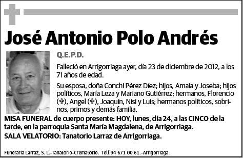 POLO ANDRES,JOSE ANTONIO