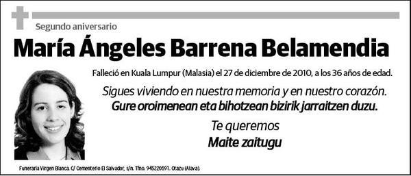 BARRENA BELAMENDIA,MARIA ANGELES