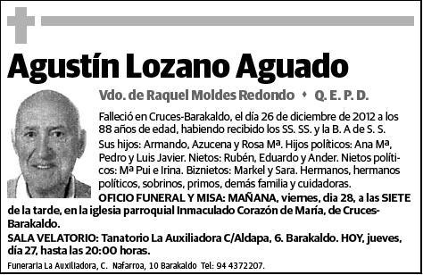 LOZANO AGUADO,AGUSTIN