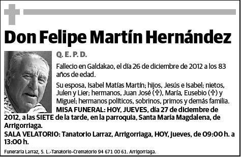 MARTIN HERNANDEZ,FELIPE