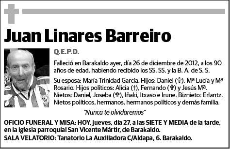 LINARES BARREIRO,JUAN