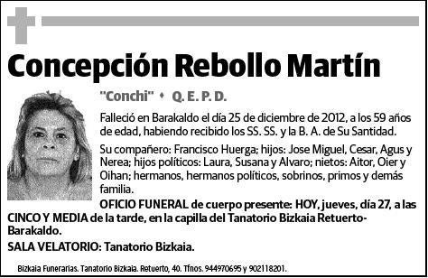 REBOLLO MARTIN,CONCEPCION