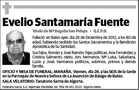 SANTAMARIA FUENTE,EVELIO