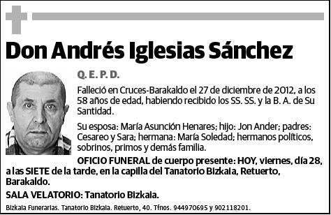 IGLESIAS SANCHEZ,ANDRES