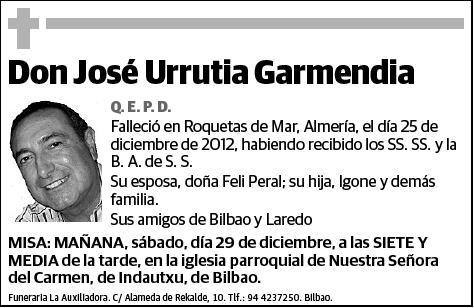 URRUTIA GARMENDIA,JOSE