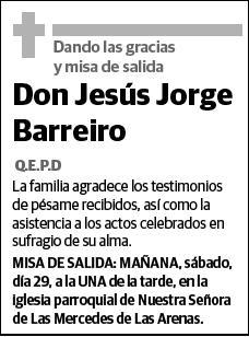 JORGE BARREIRO,JESUS