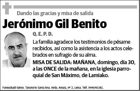 GIL BENITO,JERONIMO