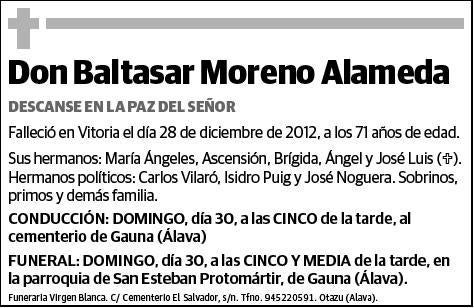 MORENO ALAMEDA,BALTASAR