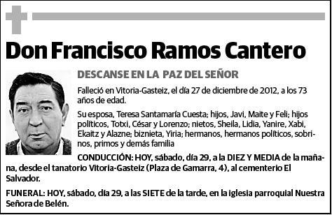 RAMOS CANTERO,FRANCISCO