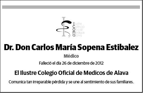 SOPENA ESTIBALEZ,CARLOS MARIA