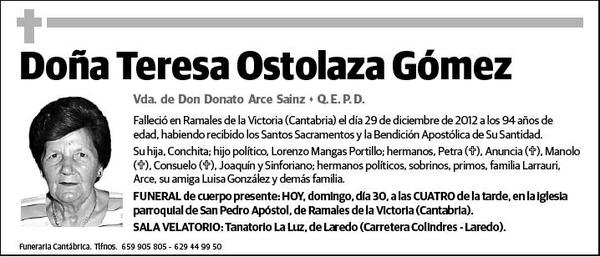 OSTOLAZA GOMEZ,TERESA