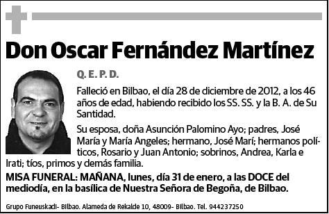 FERNANDEZ MARTINEZ,OSCAR