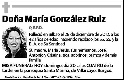 GONZALEZ RUIZ,MARIA