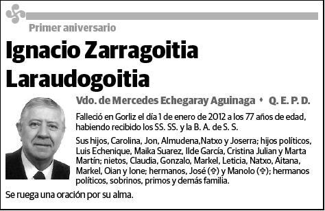 ZARRAGOITIA LARAUDOGOITIA,IGNACIO