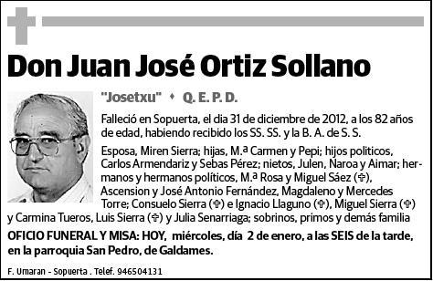 ORTIZ SOLLANO,JUAN JOSE