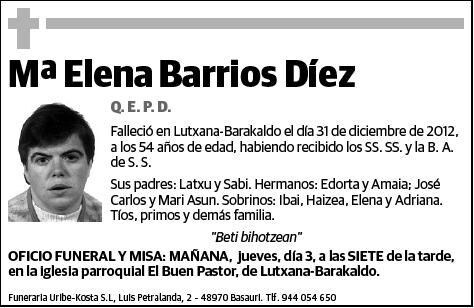 BARRIOS DIEZ,Mª ELENA