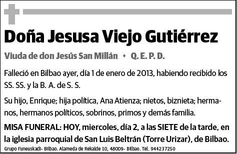 VIEJO GUTIERREZ,JESUSA