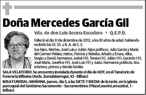 GARCIA GIL,MERCEDES