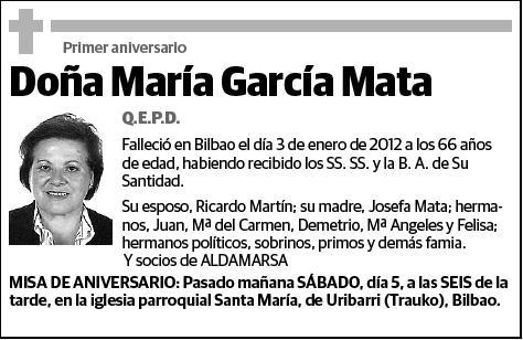 GARCIA MATA,MARIA