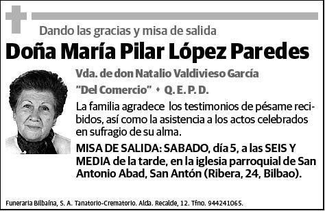 LOPEZ PAREDES,MARIA PILAR