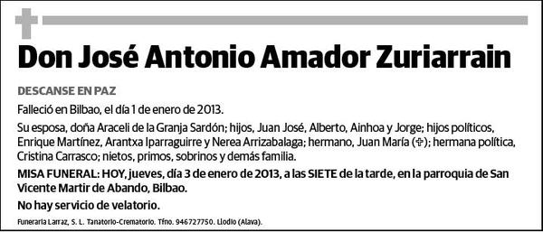 AMADOR ZURIARRAIN,JOSE ANTONIO