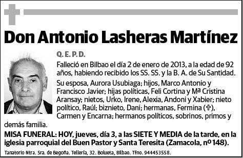 LASHERAS MARTINEZ,ANTONIO