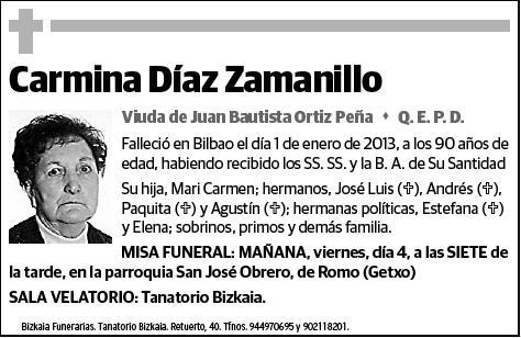 DIAZ ZAMANILLO,CARMINA