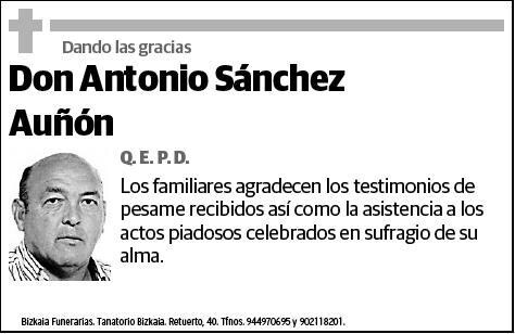 SANCHEZ AUÑON,ANTONIO