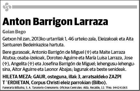 BARRIGON LARRAZA,ANTON