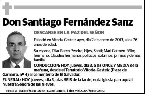 FERNANDEZ SANZ,SANTIAGO