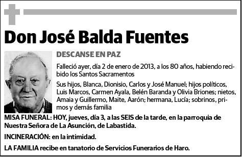 BALDA FUENTES,JOSE