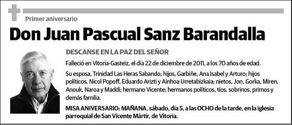 SANZ BARANDALLA,JUAN PASCUAL