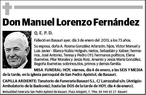 LORENZO FERNANDEZ,MANUEL