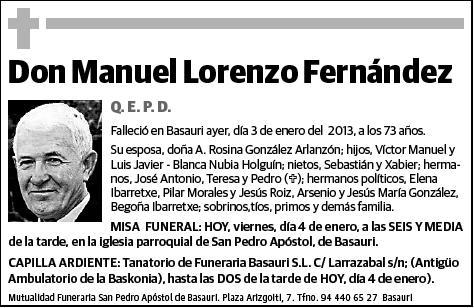 LORENZO FERNANDEZ,MANUEL