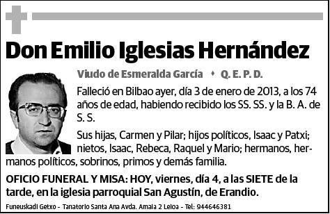 IGLESIAS HERNANDEZ,EMILIO