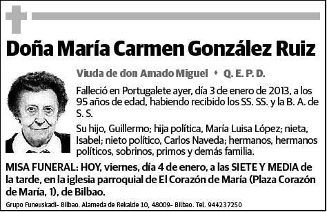 GONZALEZ RUIZ,MARIA CARMEN
