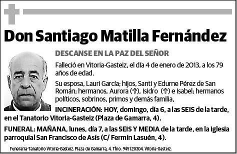 MATILLA FERNANDEZ,SANTIAGO