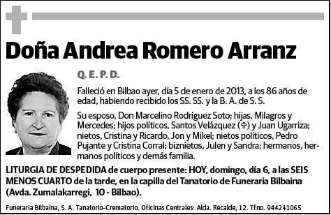 ROMERO ARRANZ,ANDREA