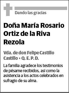 ORTIZ DE LA RIVA REZOLA,MARIA ROSARIO