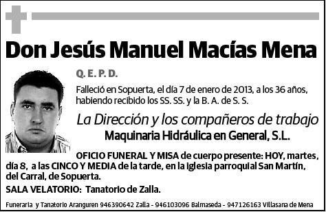 MACIAS MENA,JESUS MANUEL