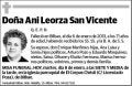 LEORZA SAN VICENTE,ANI