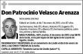 VELASCO ARENAZA,PATROCINIO