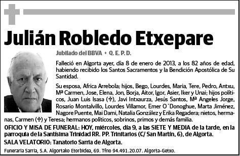 ROBLEDO ETXEPARE,JULIAN