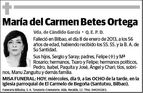 BETES ORTEGA,MARIA DEL CARMEN