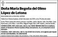 DEL OLMO LOPEZ DE LETONA,MARIA BEGOÑA