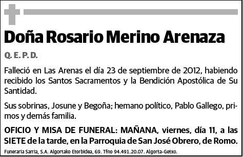 MERINO ARENAZA,ROSARIO