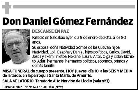 GOMEZ FERNANDEZ,DANIEL