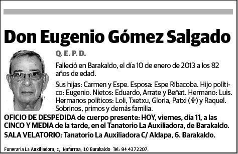 GOMEZ SALGADO,EUGENIO