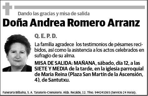 ROMERO ARRANZ,ANDREA